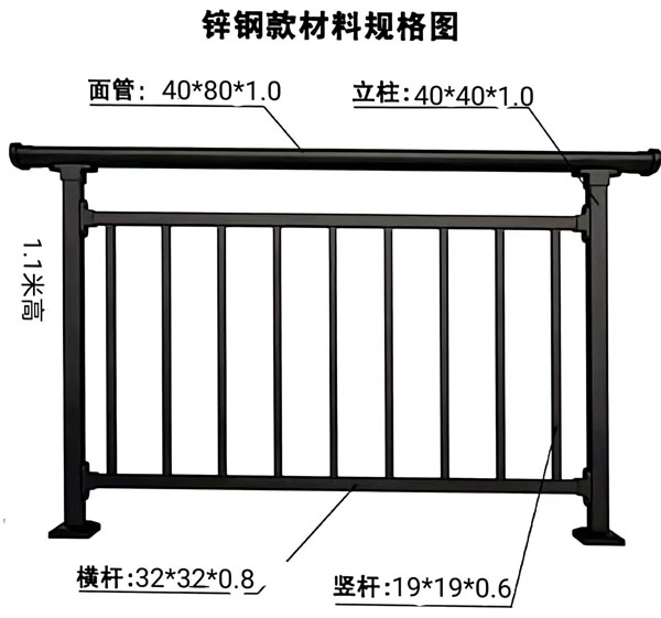 小区楼道间护栏围栏安装